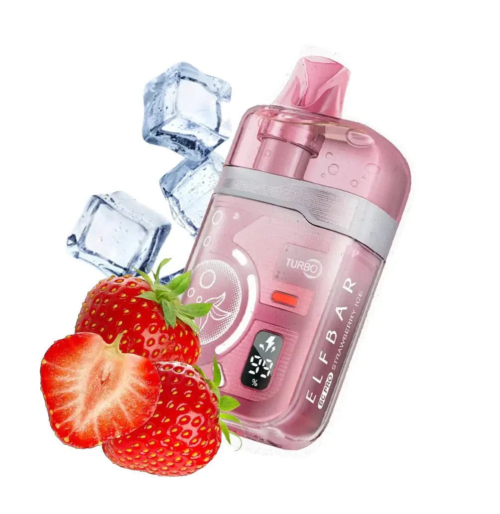 Pod descartable Elfbar BC PRO 45000 Puffs Strawberry Ice - Tienda Vapor