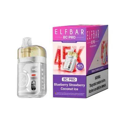 Pod descartable Elfbar BC PRO 45000 Puffs Blueberry Strawberry Coconut Ice