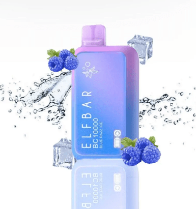 Pod descartable ElfBar Blue Razz Ice BC10000 Puffs - Tienda Vapor