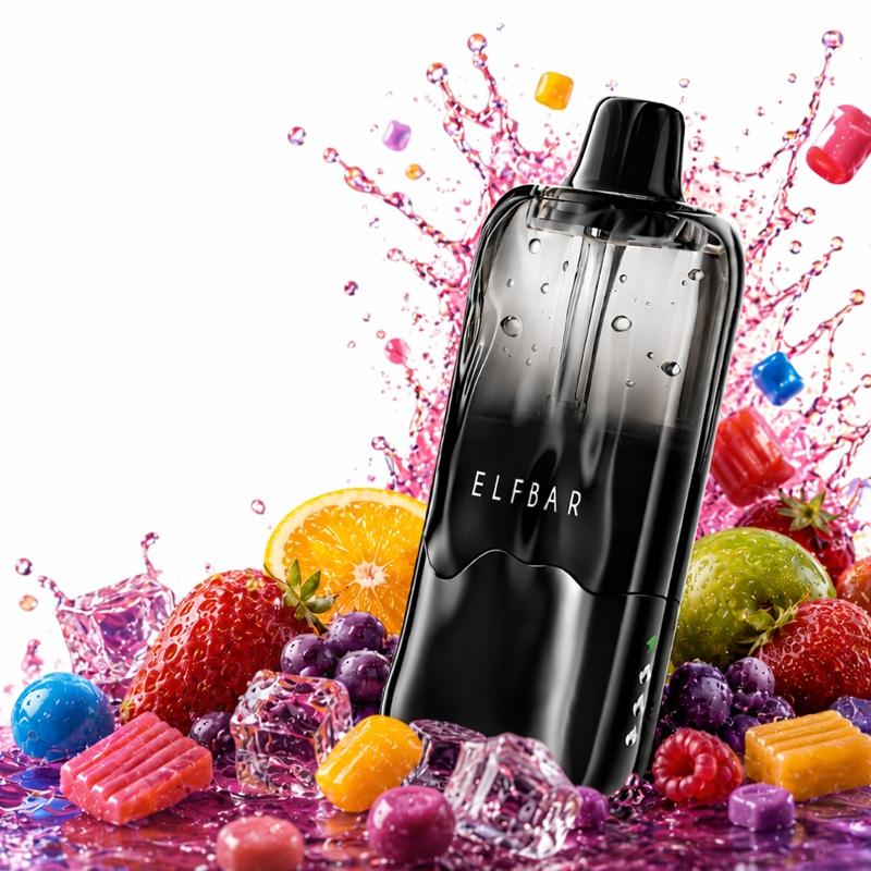 Pod descartable Elfbar Duke Bubbaloo Tutti Frutti 35K - Tienda Vapor