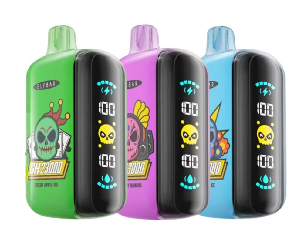 Pod descartable ElfBar Strawberry Ice GH23000 Puffs - Tienda Vapor