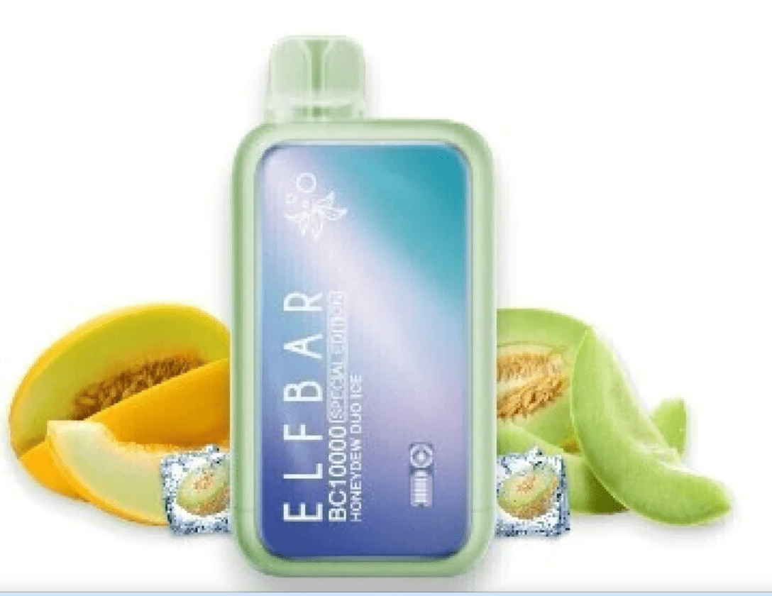 Pod descartable ElfBar Honeydew Duo Ice BC10000 Puffs - Tienda Vapor