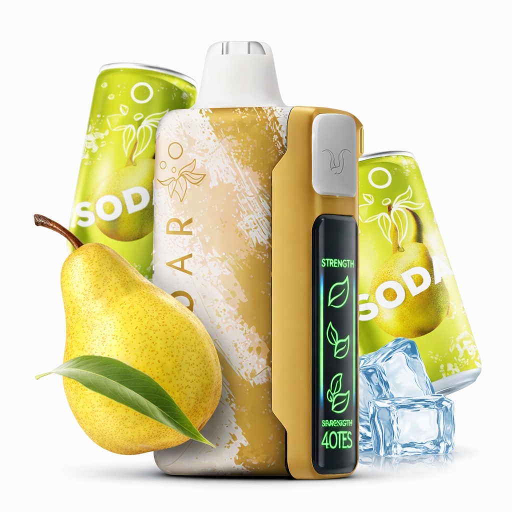 Pod descartable ElfBar Nicot King 40000 Puffs Pear Soda - Tienda Vapor