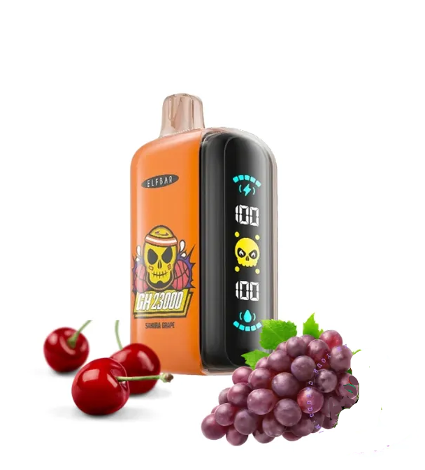 Pod descartable ElfBar Sakura Grape GH23000 Puffs - Tienda Vapor