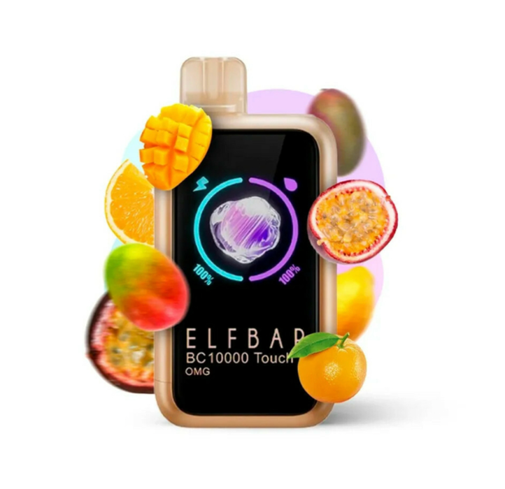 Pod descartable ElfBar BC10000 Touch 14K OMG - Tienda Vapor