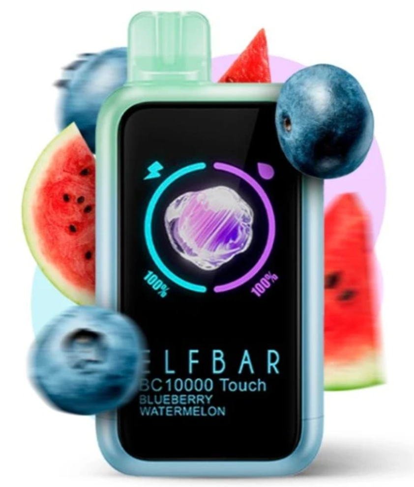 Pod descartable ElfBar BC10000 Touch 14K Blueberry Watermelon - Tienda Vapor