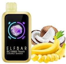 Pod descartable ElfBar BC10000 Touch 14K Coconut Banana - Tienda Vapor