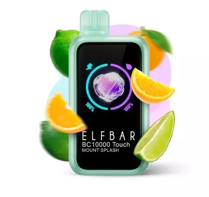 Pod descartable ElfBar BC10000 Touch 14K Mount Splash - Tienda Vapor