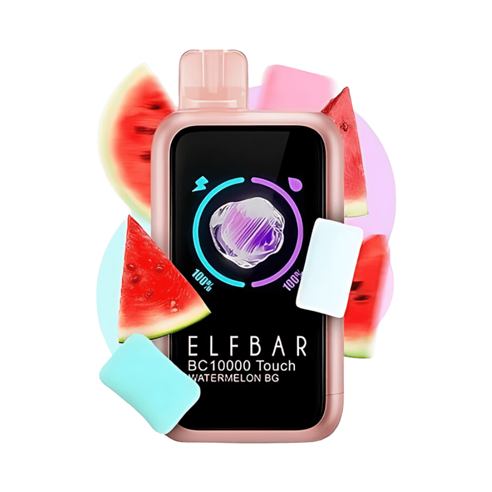 Pod descartable ElfBar BC10000 Touch 14K Watermelon Bubblegum - Tienda Vapor