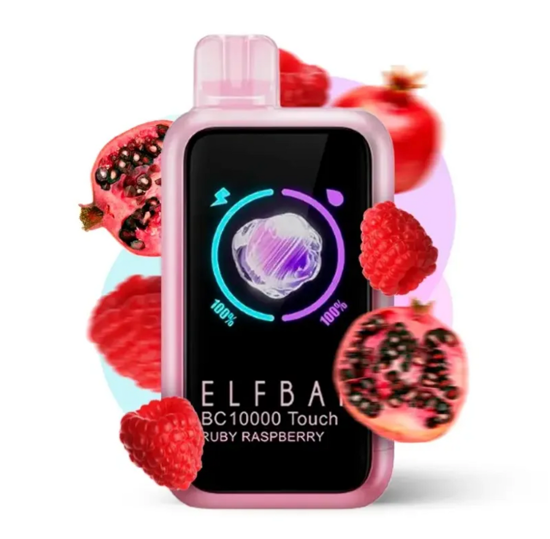 Pod descartable ElfBar BC10000 Touch 14K Ruby Raspeberry - Tienda Vapor