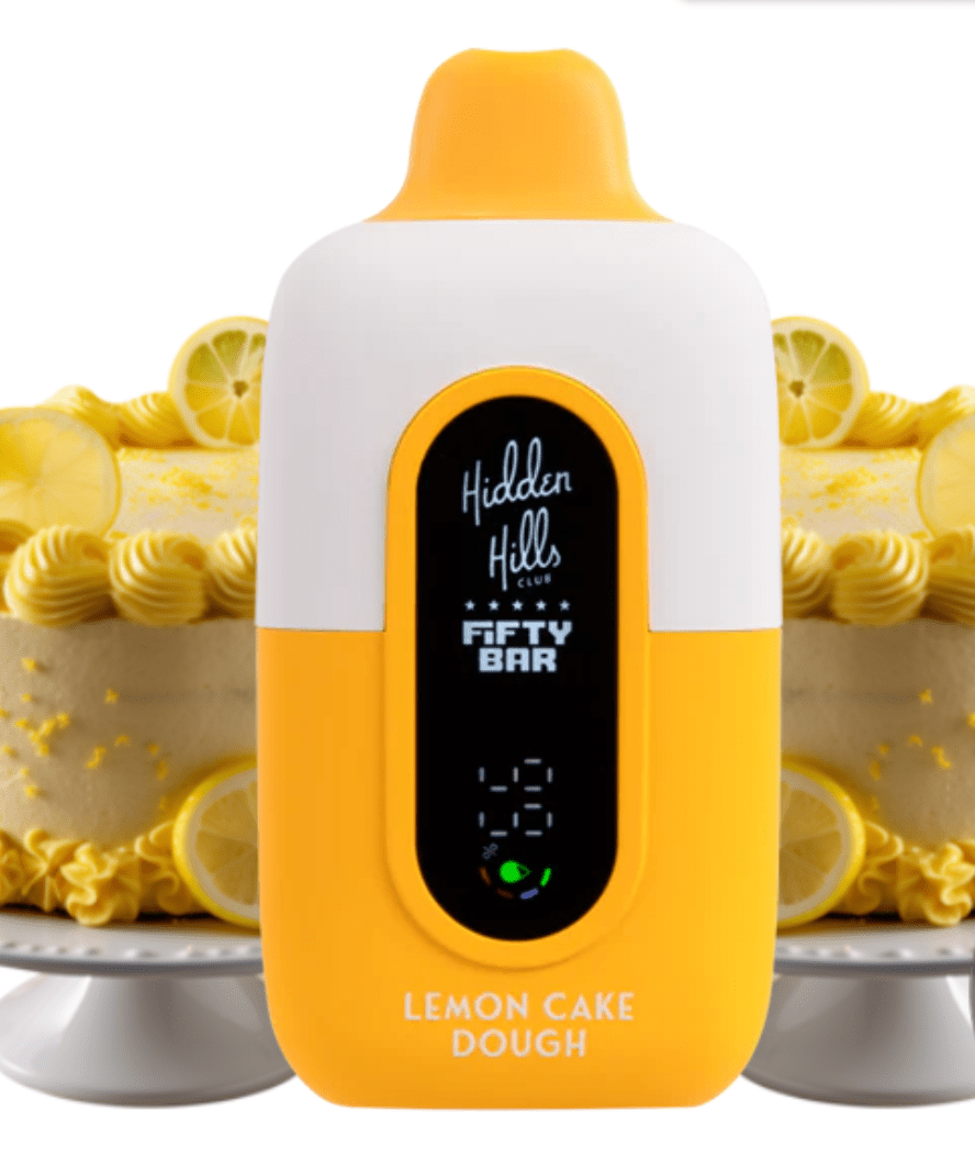 Pod descartable Fifty Bar Lemon Cake Dough 20000 puffs (origen USA) - Tienda Vapor