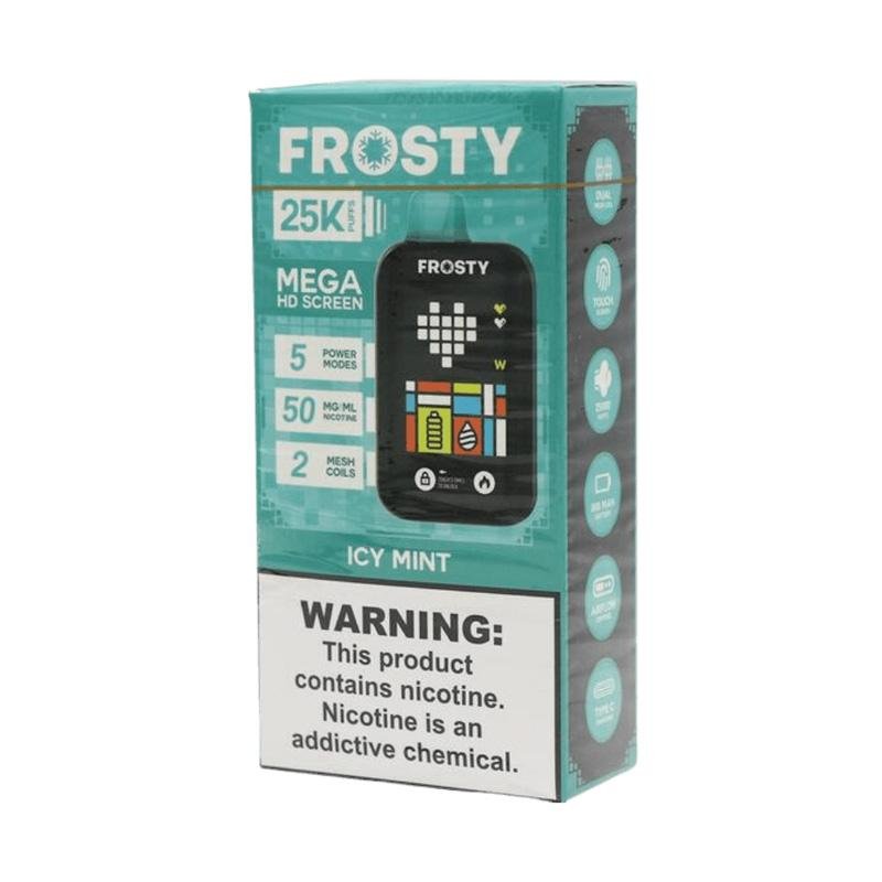 Pod descartable Frosty 25000 puffs Icy Mint - Tienda Vapor