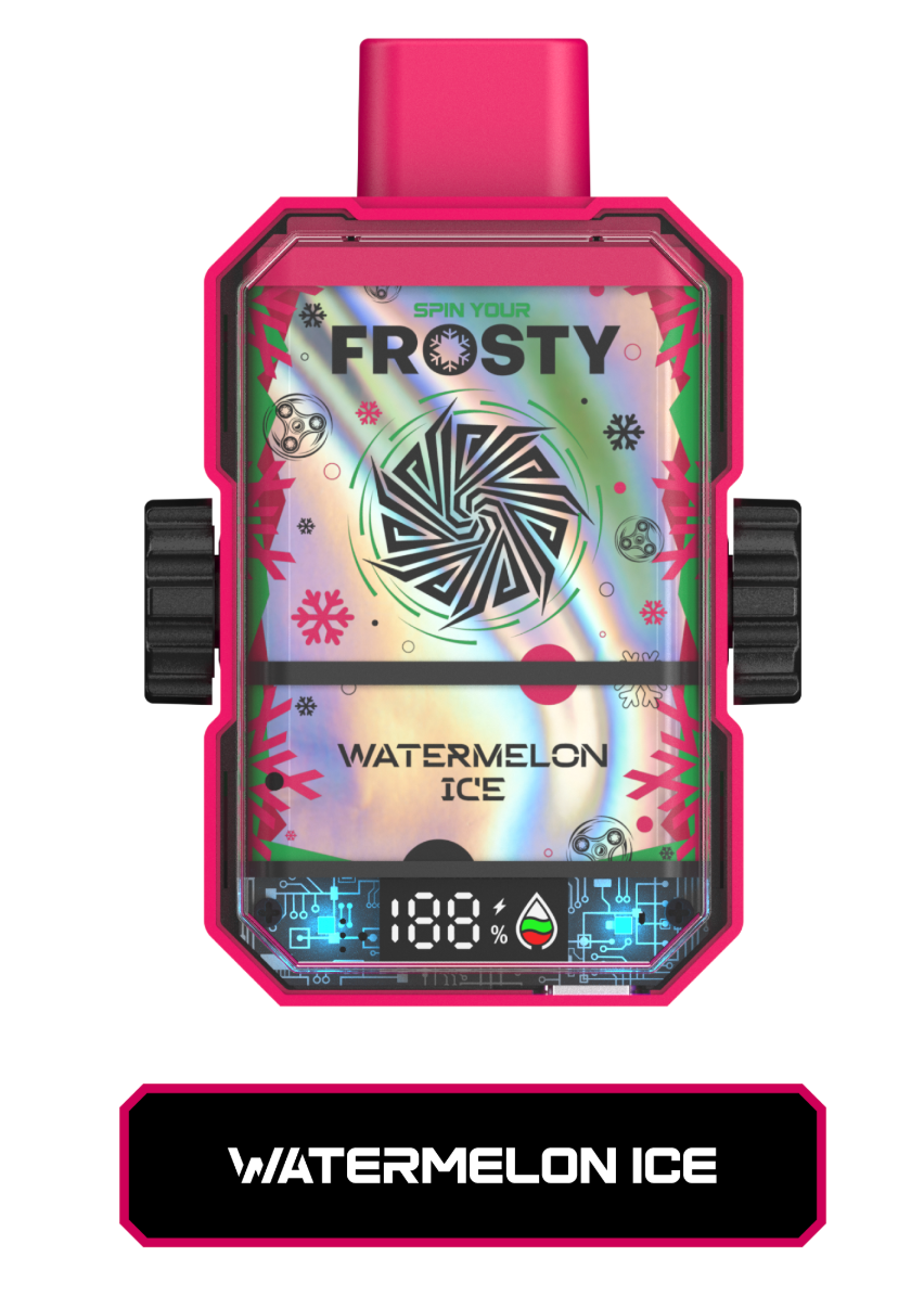 Pod descartable Frosty Spin 12000 puffs Watermelon Ice - Tienda Vapor