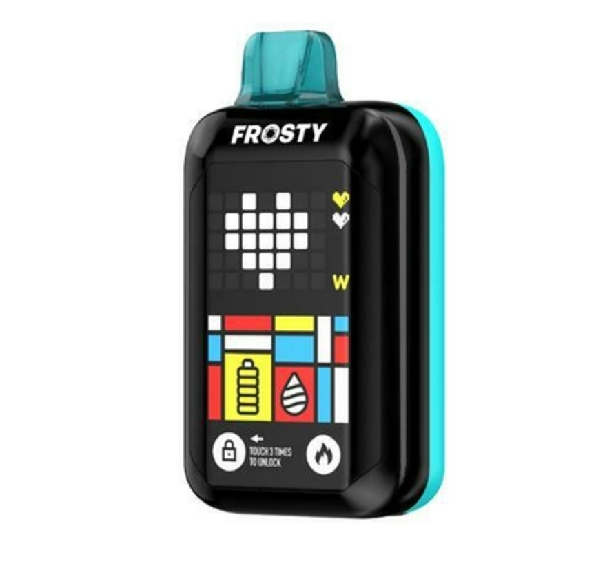 Pod descartable Frosty 25000 puffs Grape Ice - Tienda Vapor