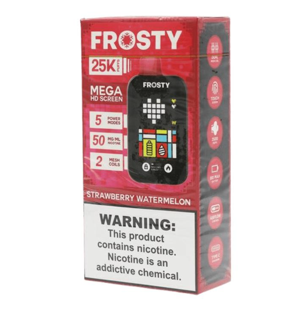 Pod descartable Frosty 25000 puffs Strawberry Watermelon - Tienda Vapor