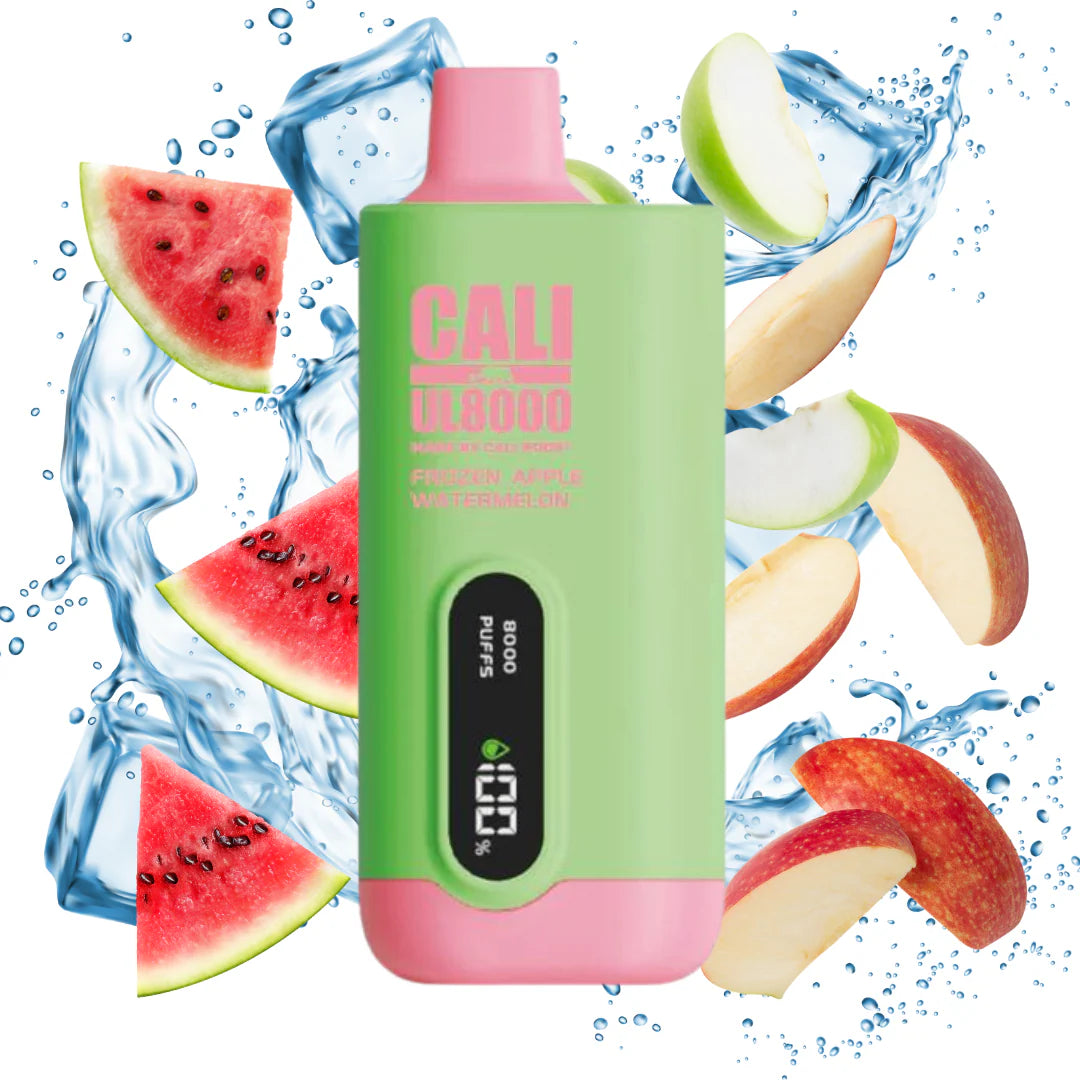 Pod descartable Cali UL8000 Cero Nicotina Frozen Apple Watermelon 8000 puffs