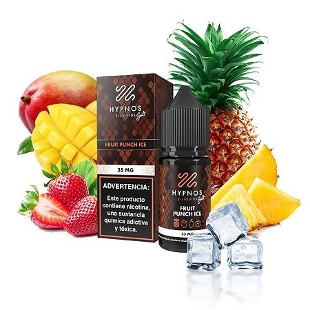 Líquido Hypnos Salt Nic Fruit Punch Ice 30ml - Tienda Vapor