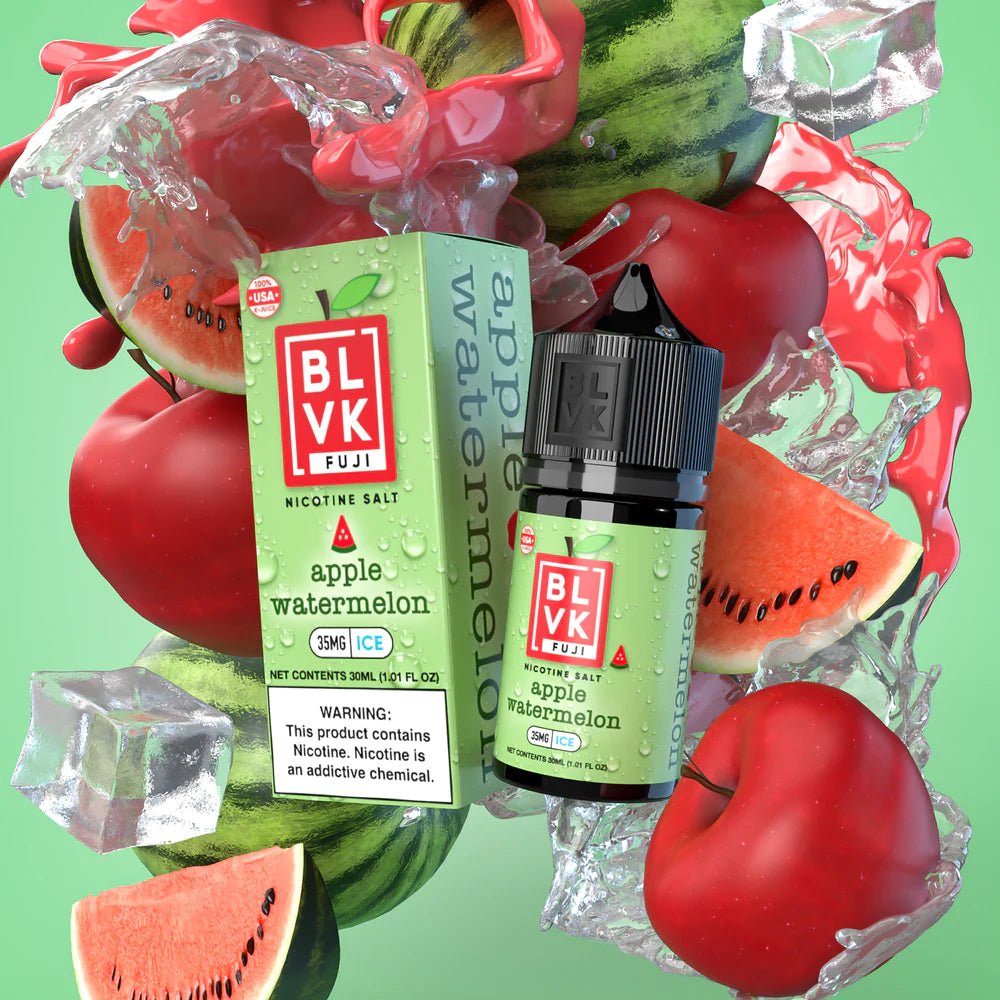 Líquido BLVK Salt Nic Fuji Apple Watermelon 30ml - Tienda Vapor