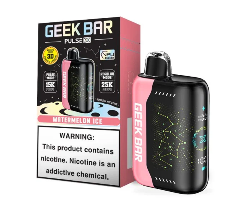 Pod descartable GeekBar 25000 Pulse X Watermelon Ice - Tienda Vapor
