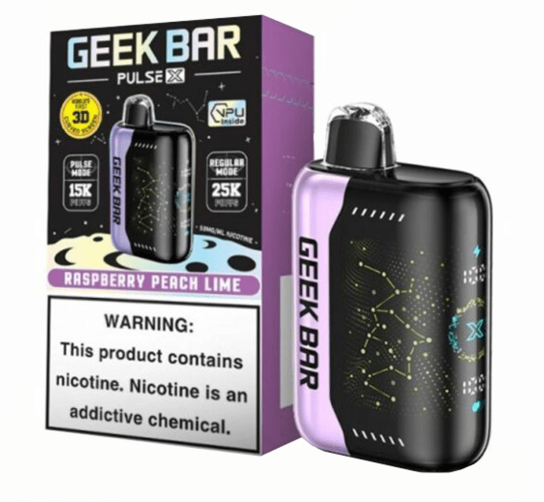 Pod descartable GeekBar 25000 Pulse X Raspberry Peach Lime - Tienda Vapor