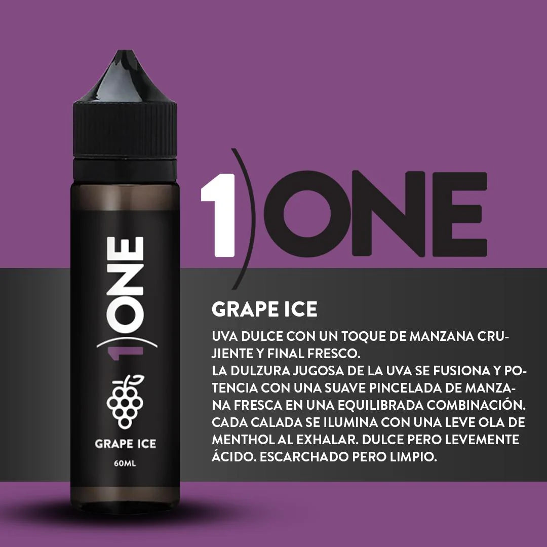 Líquido One Grape Ice 60ml