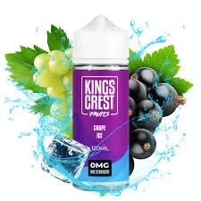 Líquido King's Crest Fruits Grape Ice 120ml - Tienda Vapor