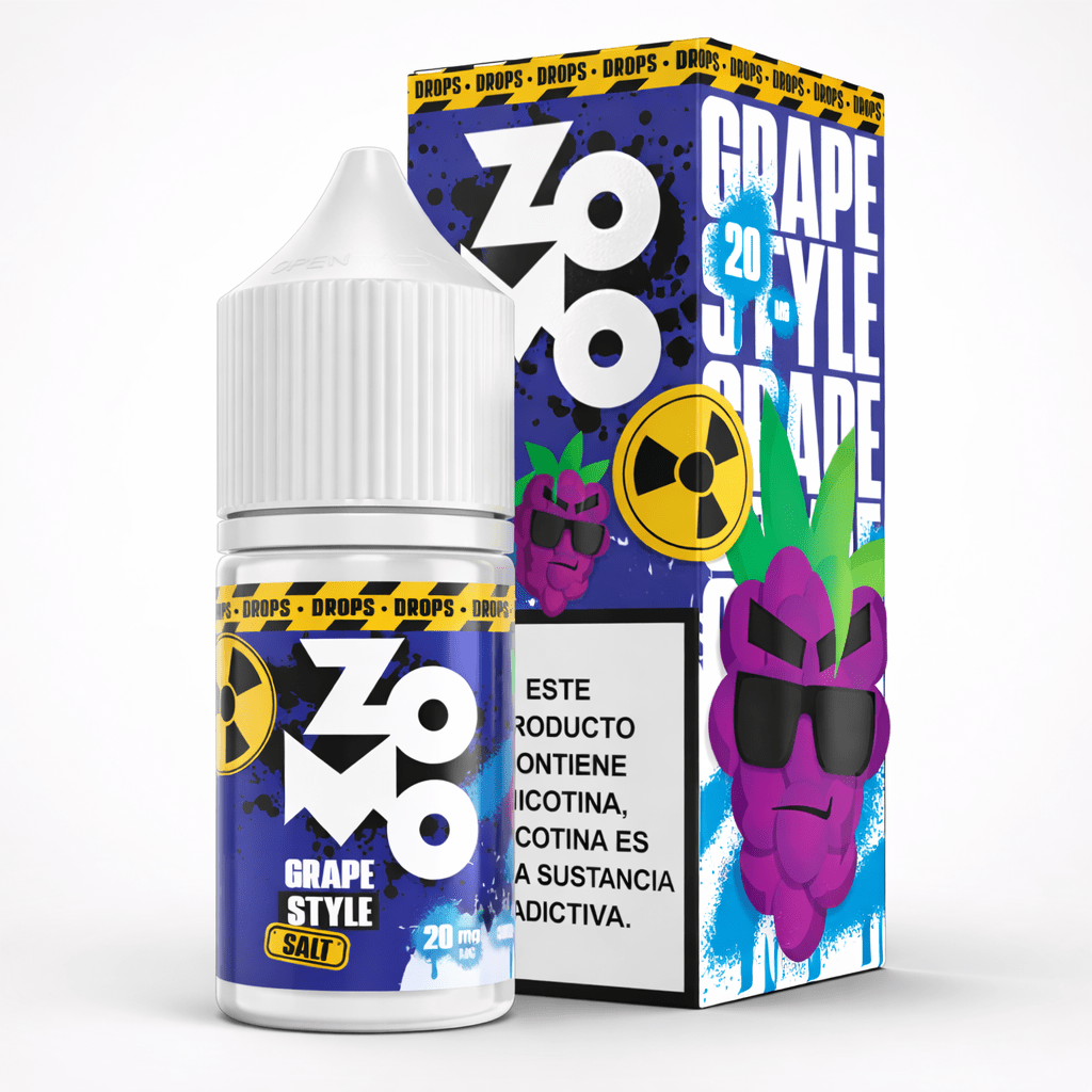 Líquido Zomo Salt Nic Grape Style 30ml - Tienda Vapor
