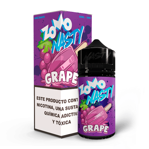 Líquido Zomo Nasty Grape 60ml - Tienda Vapor