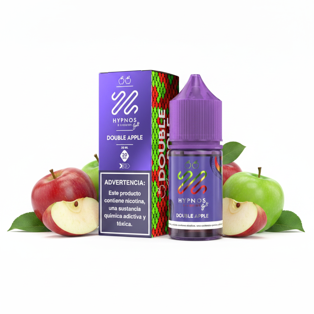 Líquido Hypnos Salt Nic Double Apple 30ml - Tienda Vapor