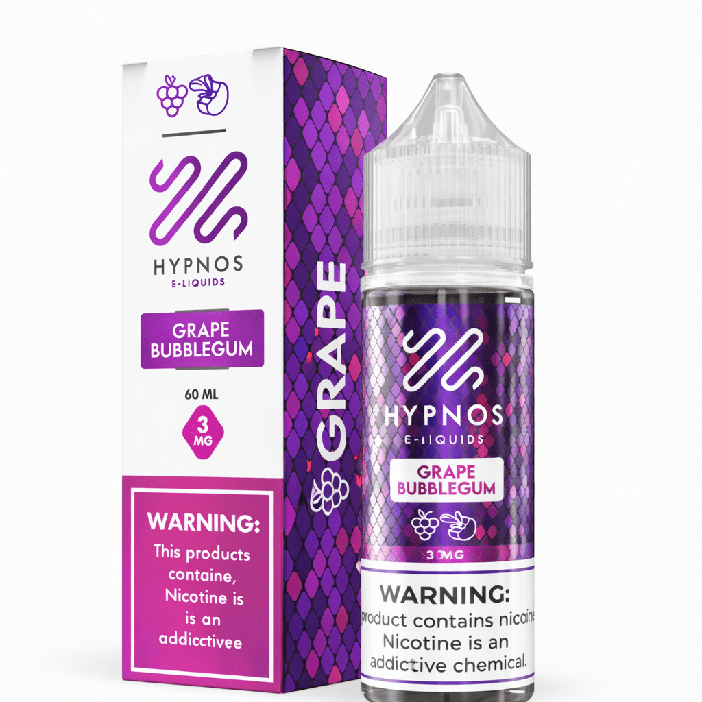 Líquido Hypnos Grape Bubblegum 60ml - Tienda Vapor