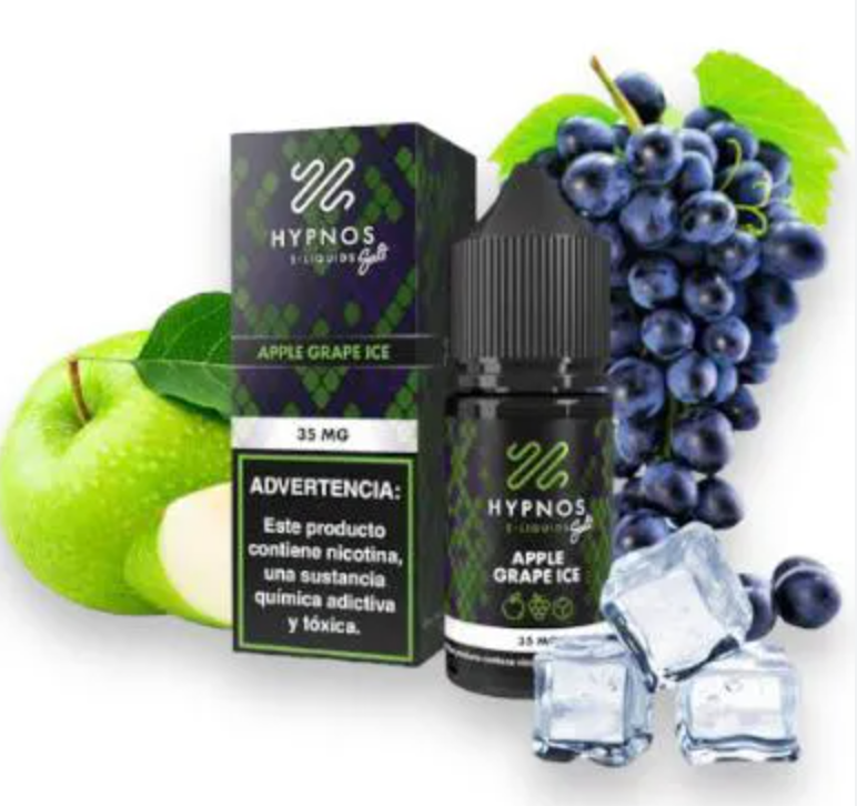 Líquido Hypnos Salt Nic Apple Grape Ice 30ml - Tienda Vapor
