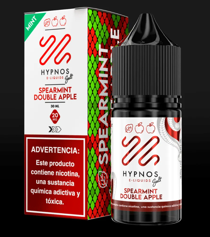 Líquido Hypnos Salt Nic Spearmint Double Apple 30ml - Tienda Vapor