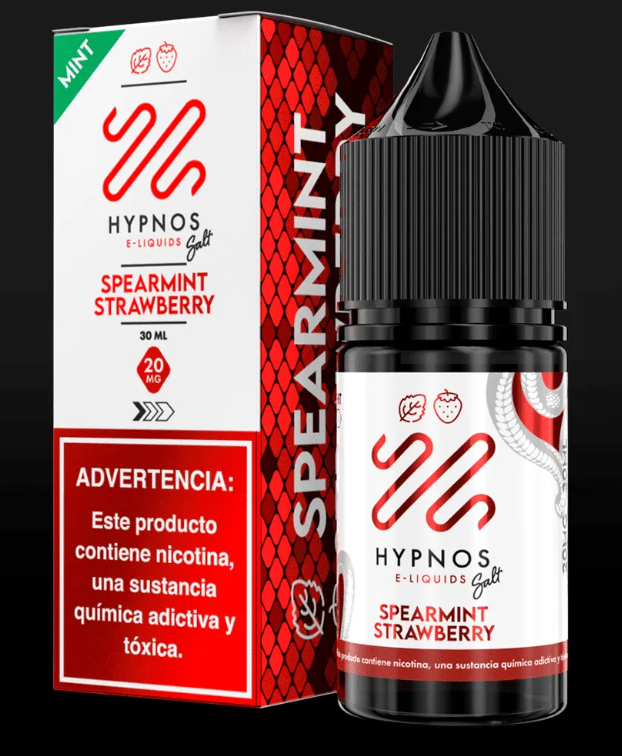 Líquido Hypnos Salt Nic Spearmint Strawberry 30ml - Tienda Vapor