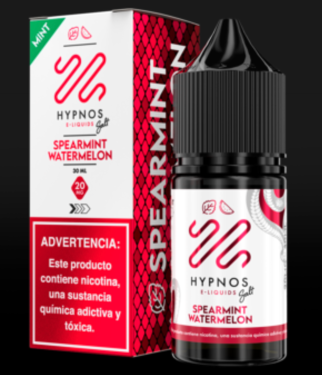 Líquido Hypnos Salt Nic Spearmint Watermelon 30ml - Tienda Vapor
