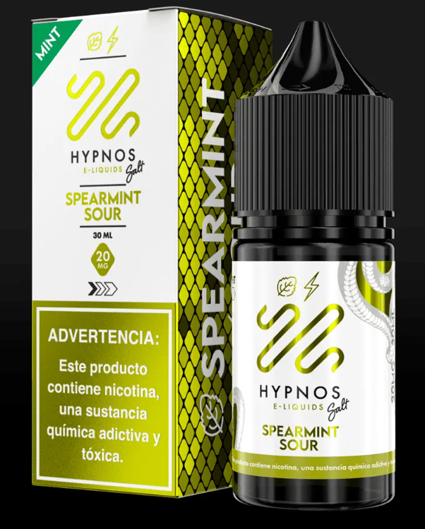 Líquido Hypnos Salt Nic Spearmint Sour 30ml - Tienda Vapor