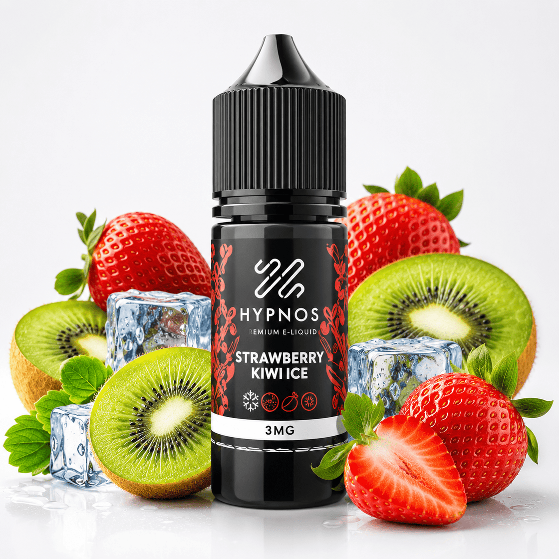 Líquido Hypnos Salt Nic Strawberry Kiwi Ice 30ml - Tienda Vapor