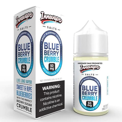 Líquido Heisenberg Salt Nic Blueberry Crumble 30ml - Tienda Vapor
