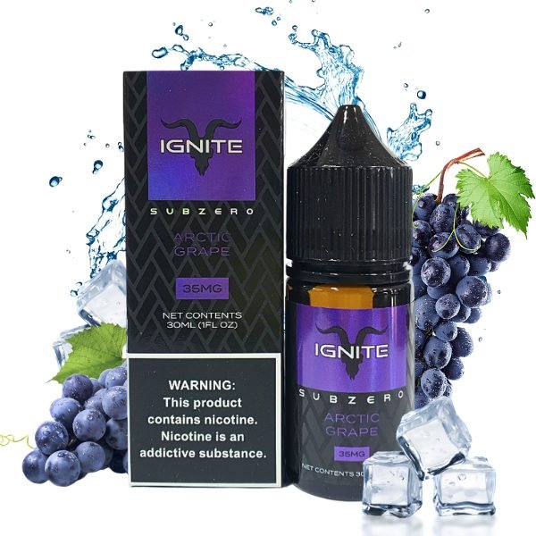 Liquido Ignite Salt Nic Artic Grape - Tienda Vapor