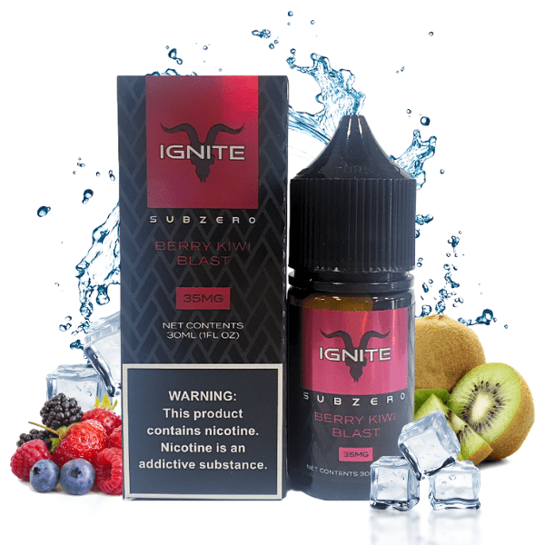Liquido Ignite Salt Nic Berry Kiwi Blast - Tienda Vapor