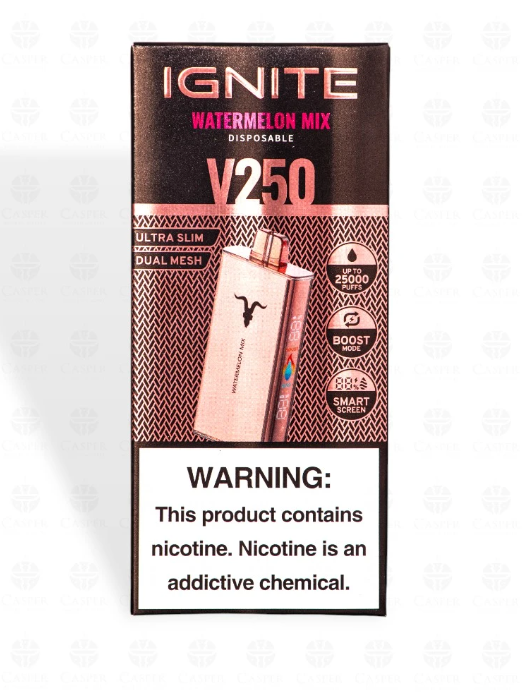Pod descartable Ignite V250 ROSE Watermelon Mix 25000 puffs - Tienda Vapor
