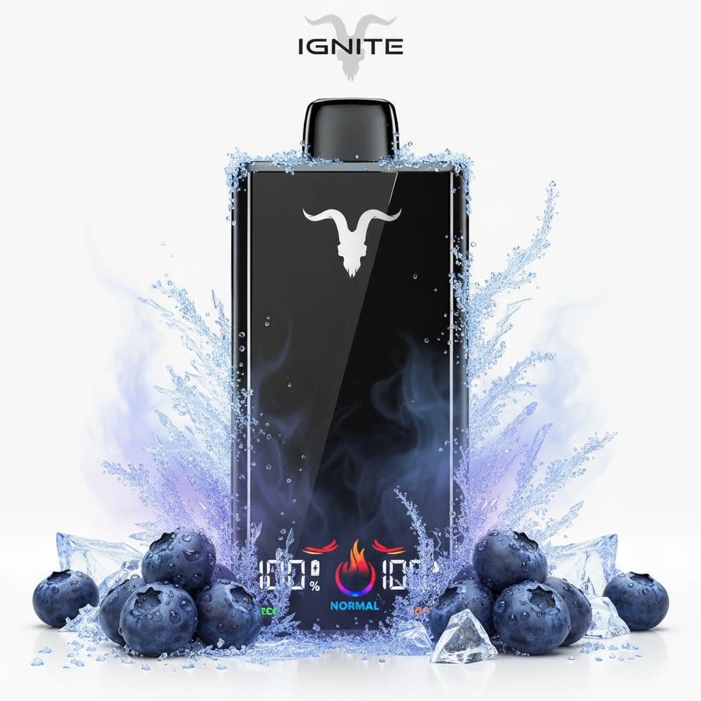 Pod descartable Ignite V300 Ultra Slim Blueberry Ice 30K - Tienda Vapor