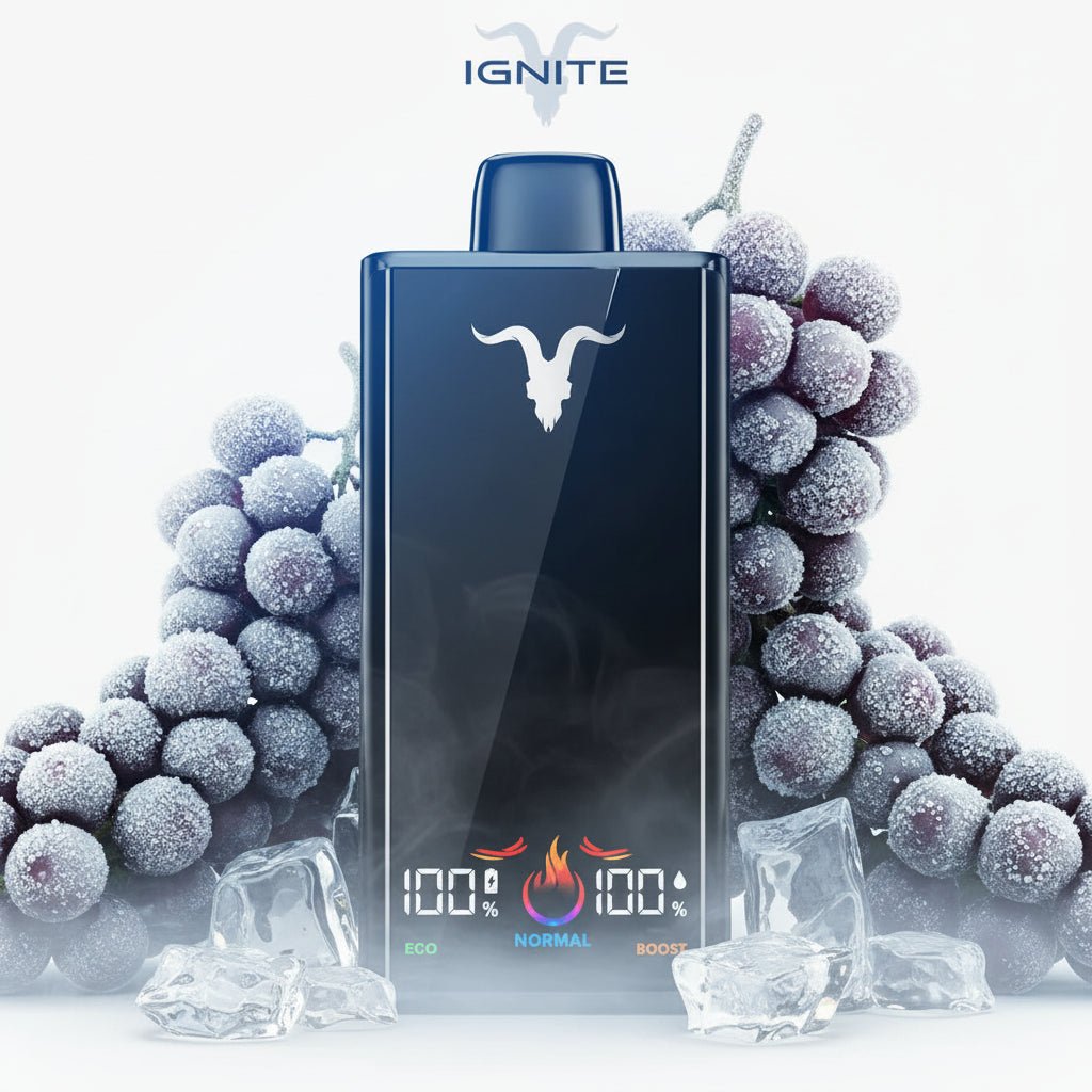 ignite v300 disposable vape Pod descartable Ultra Slim Grape Ice 30K flavour:Lemon Mint MNKE Bars Disposable | no nic disposable