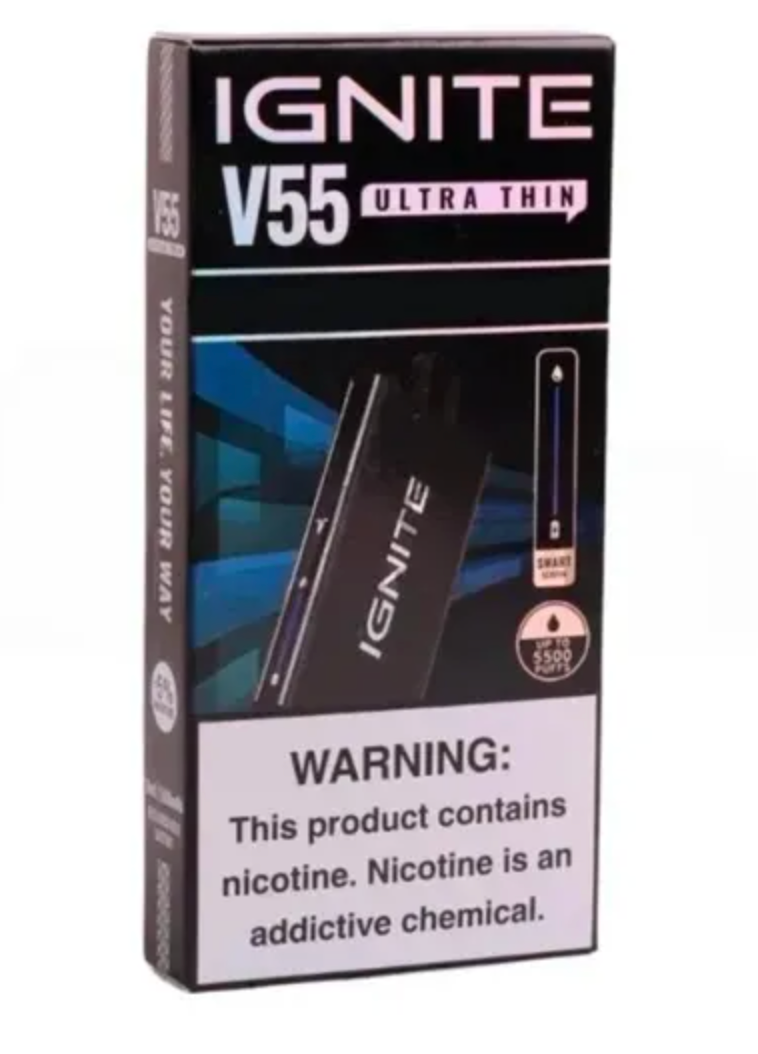 Pod descartable Ignite V55 Ultra Thin 5500 Puffs Melon Mix