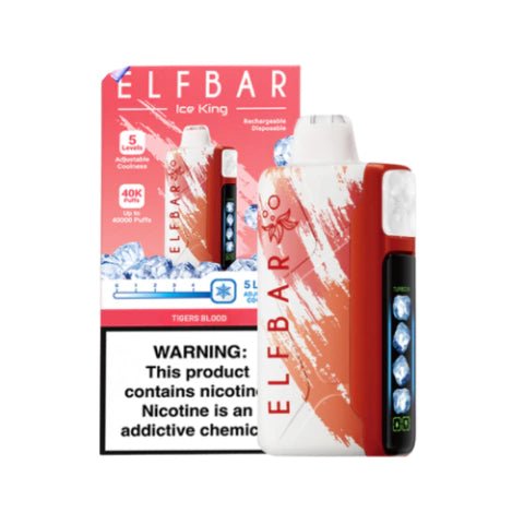 Pod descartable ElfBar Ice King 40000 Puffs Tigers Blood - Tienda Vapor
