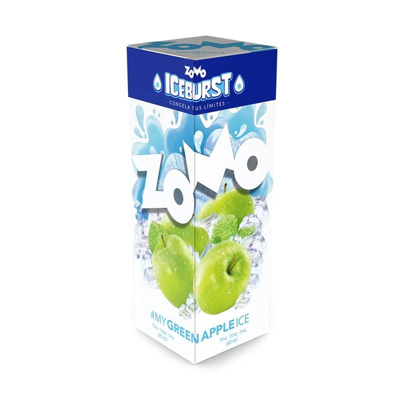Líquido Zomo Green Apple Ice 60ml - Tienda Vapor