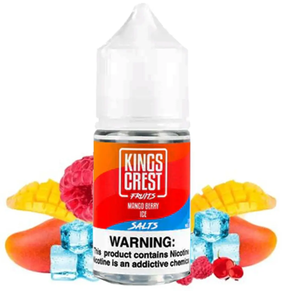 Líquido King's Crest Fruits Mango Berry Ice Salt Nic 30 ml - Tienda Vapor
