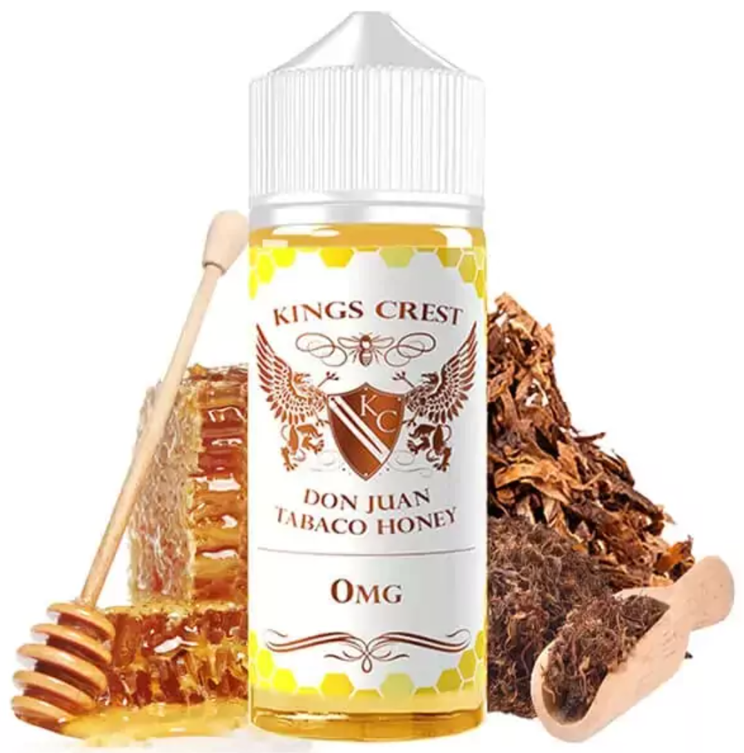 Líquido King´s Crest Don Juan Tabaco Honey 120ml - Tienda Vapor