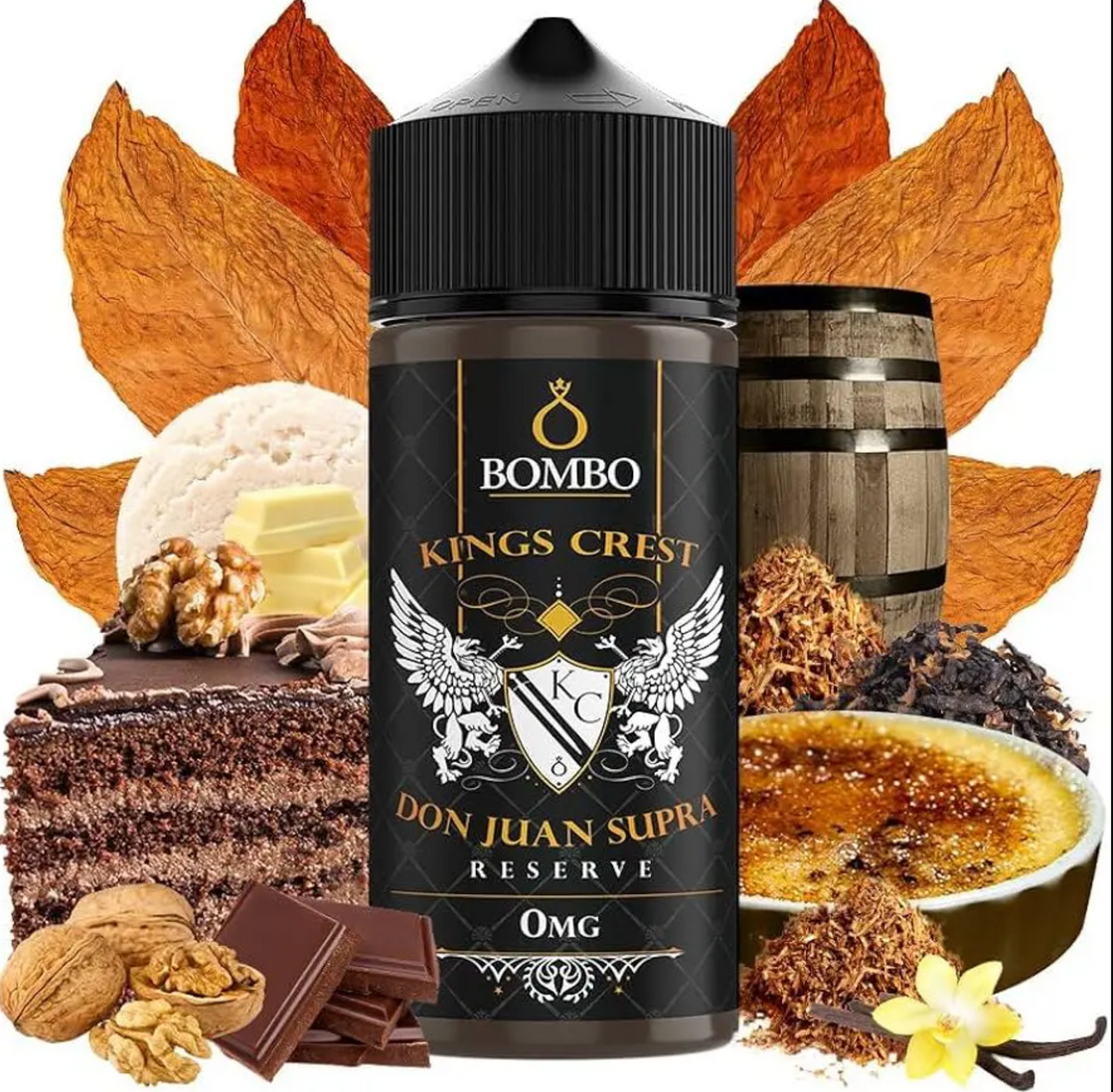 Líquido King's Crest Don Juan Supra Reserve 120ml - Tienda Vapor