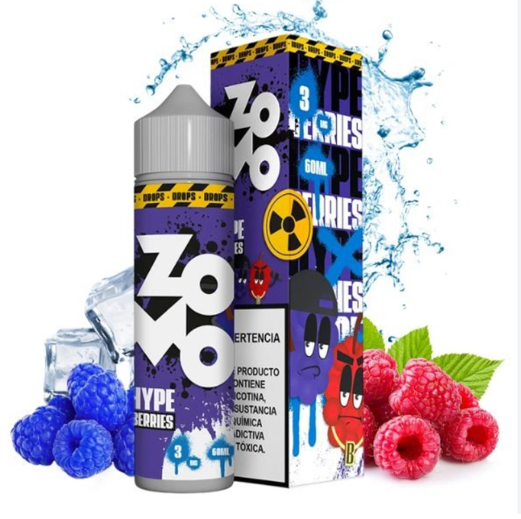 Líquido Zomo Hype Berries 60ml - Tienda Vapor