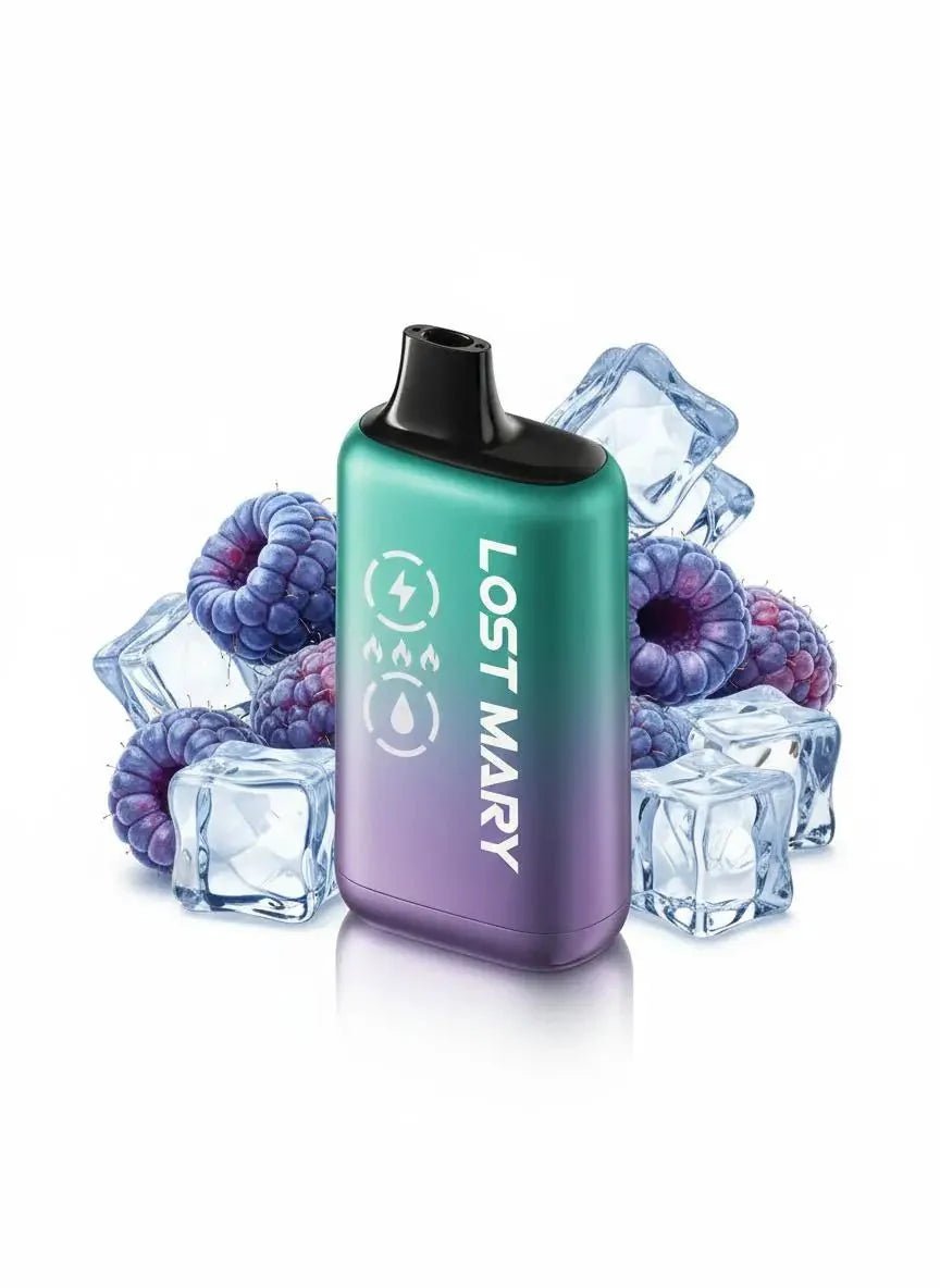 Pod descartable Lost Mary Dura 35K Blue Razz Ice - Tienda Vapor